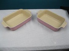Pair of LE CREUSET RECTANGULAR