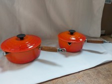 Le Creuset Saucepans X2, 18 &