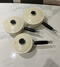 Le Creuset Set of 3 Saucepans